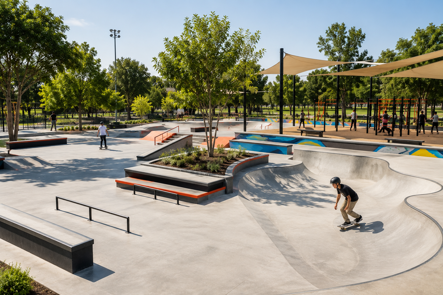 Skate Parks & Activity Areas