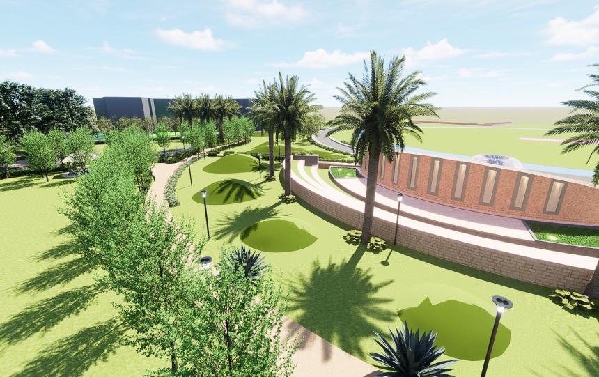 Eco Park Sector 144 Noida landscape rendering