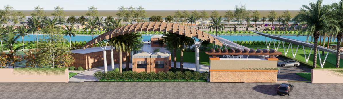 Riverfront Development Bhubaneswar landscape rendering