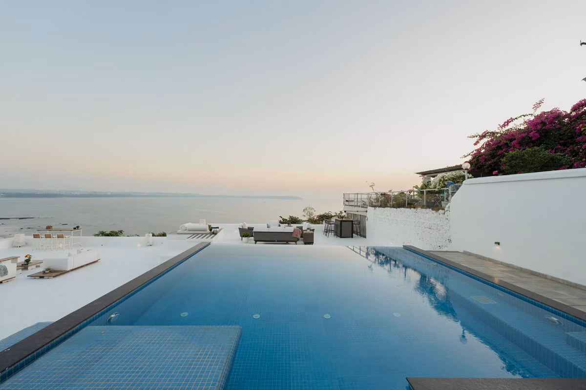 Sea La Vie private villa landscape in Goa